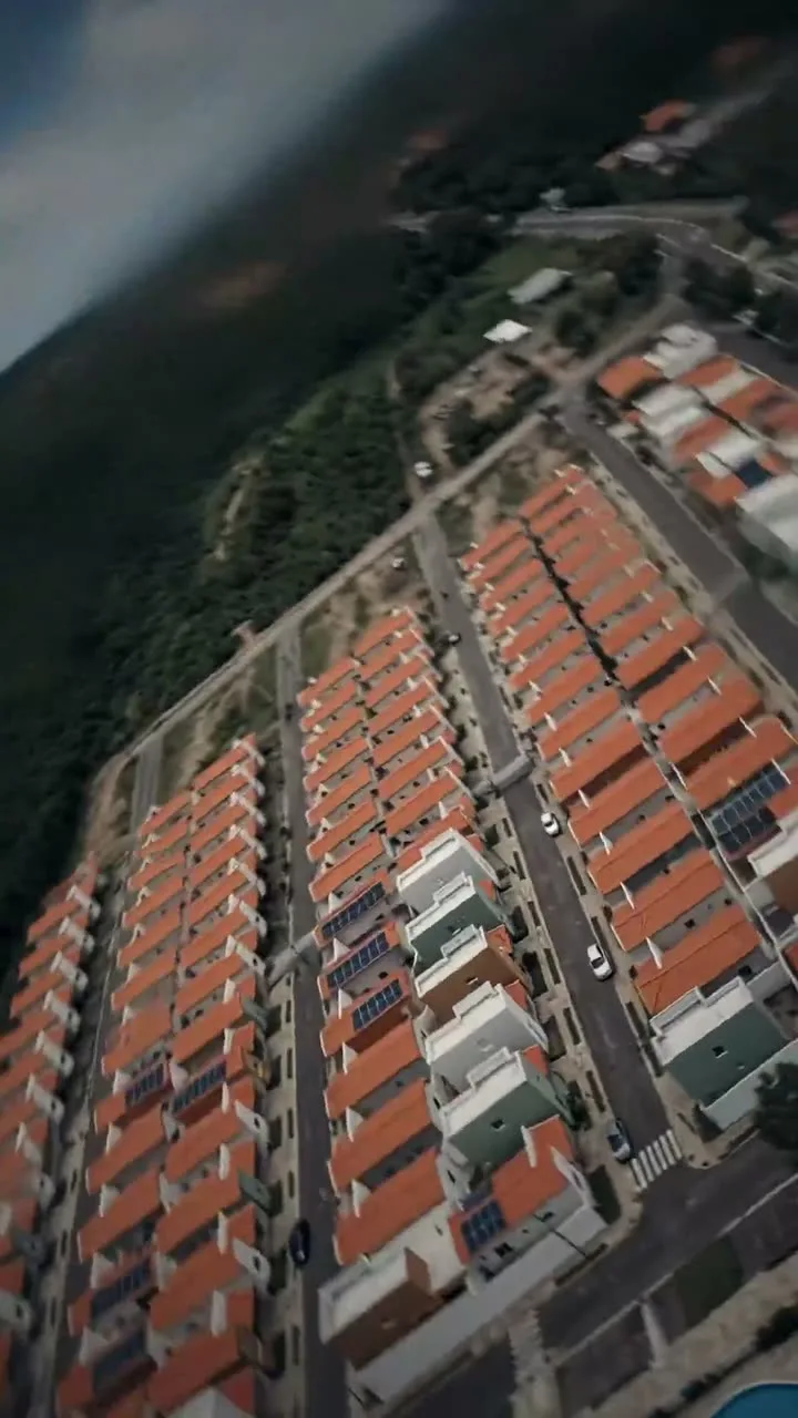 Vista aérea do residencial Roma